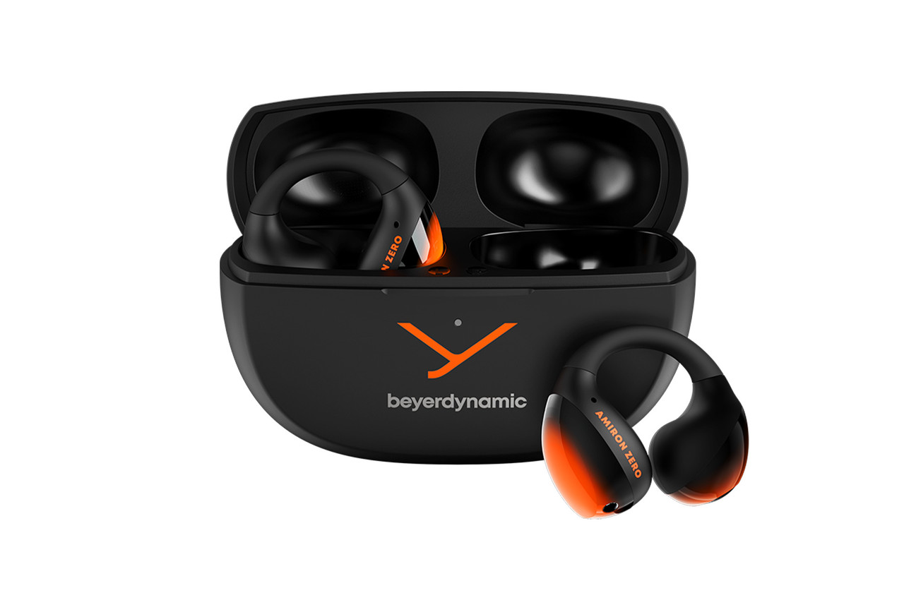 Beyerdynamic AMIRON ZERO Sport (Black & Orange) | Open Ear True