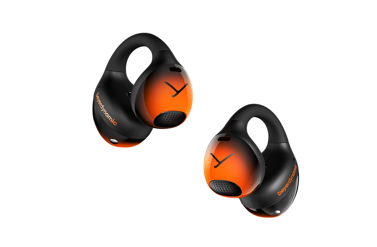 Beyerdynamic AMIRON ZERO Sport (Black & Orange) | Open Ear True