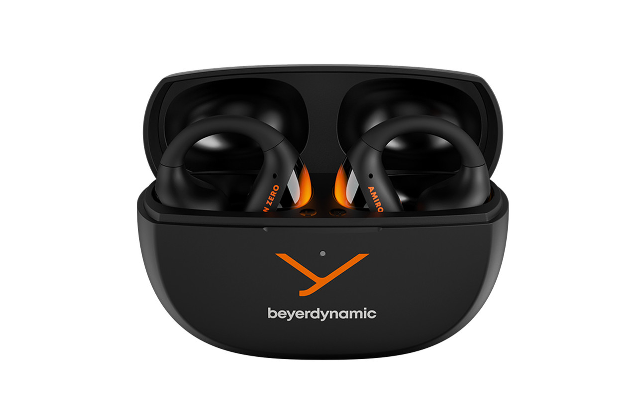 Beyerdynamic AMIRON ZERO Sport (Black & Orange) | Open Ear True