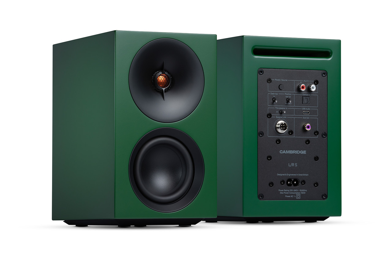 Cambridge Audio L/R S (Green) | Powered Bluetooth Speakers Per Pair ...