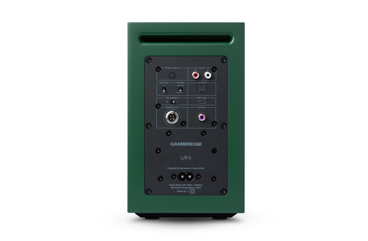 Cambridge Audio L/R S (Green) | Powered Bluetooth Speakers Per Pair ...