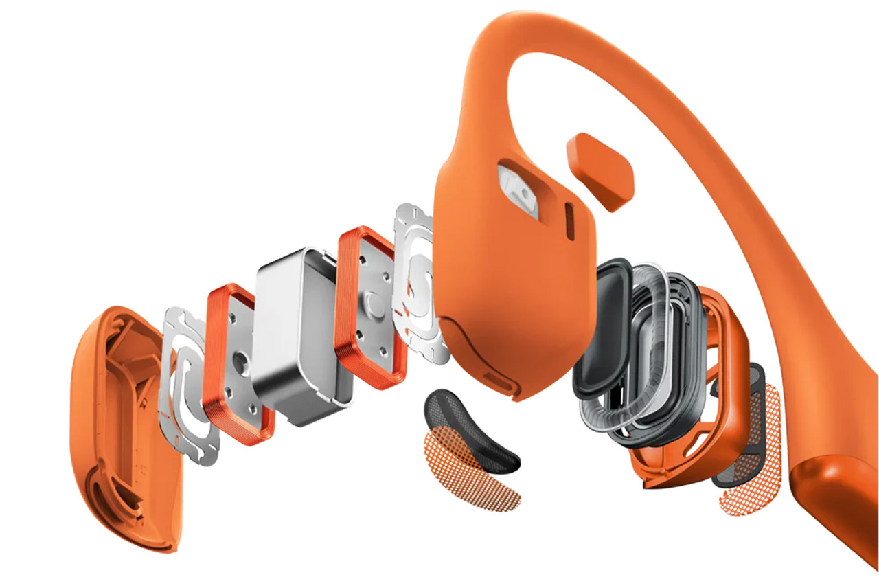 SHOKZ OpenRun Pro 2 (Orange) | Open Ear Wireless Bluetooth Sports