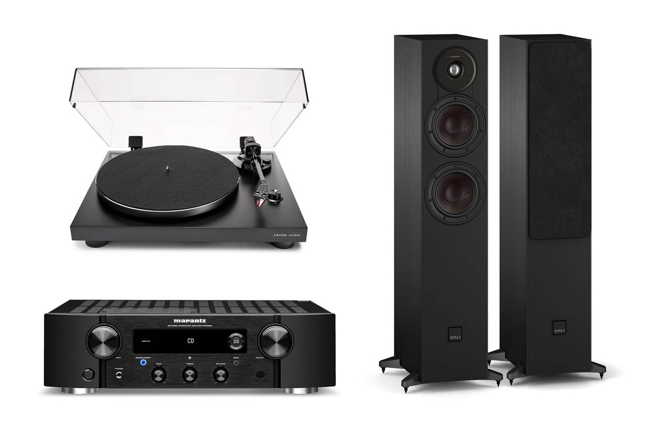 Marantz PM7000N with Argon Audio TT-3 Plus & DALI SONIK 5 (Black