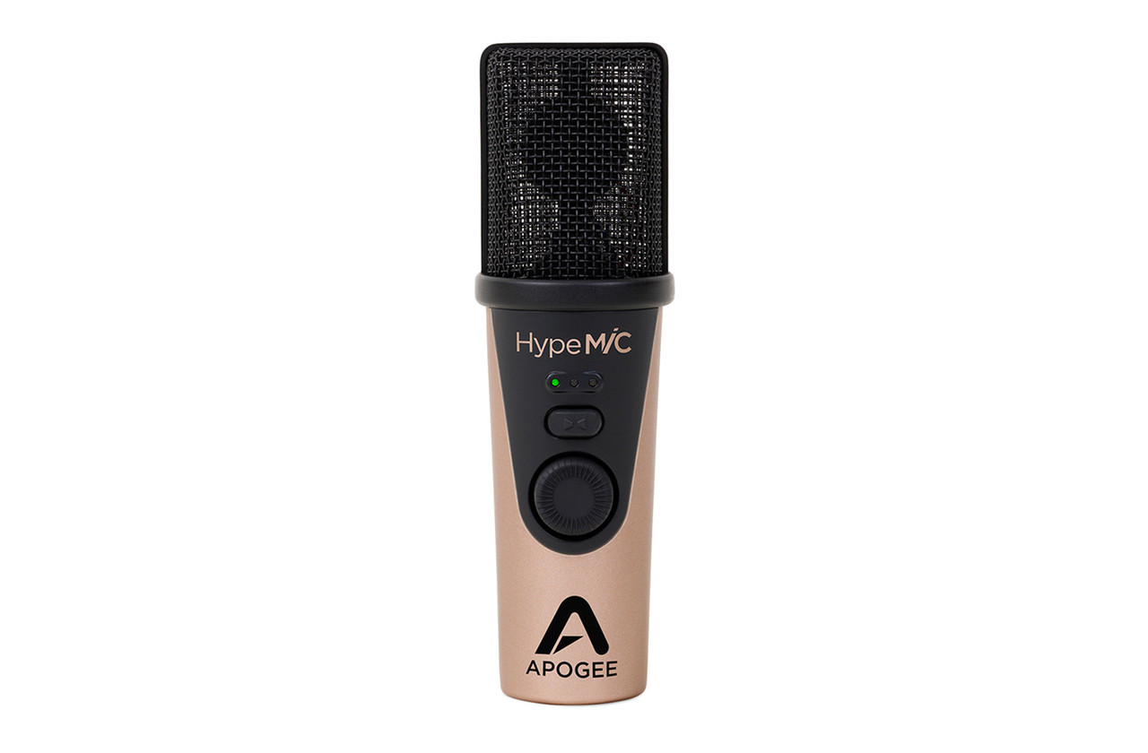 Apogee HypeMiC (Black/silver) | USB Condenser Microphone | Richer