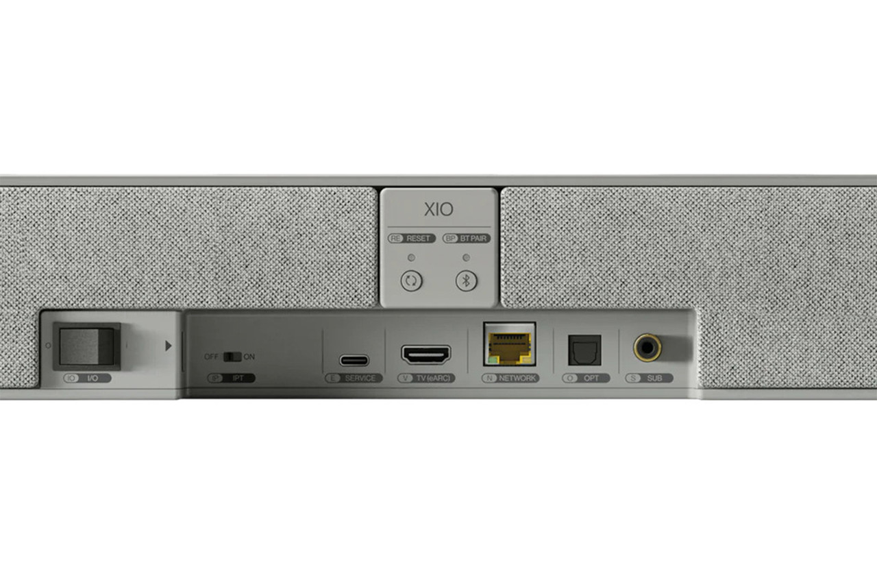 KEF XIO & KEF KC62 (Silver/Grey) with KEF KW2 Receiver (Black