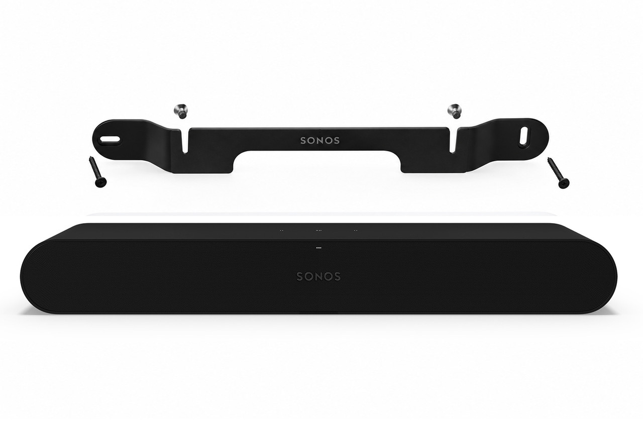 Sonos Ray & Ray Wall Mount (Black) - Richer Sounds