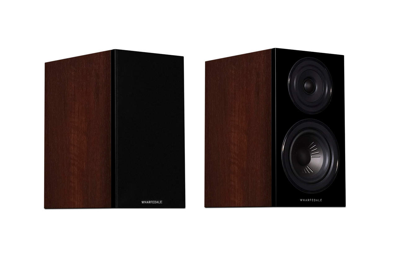 Wharfedale Diamond 12.1 (Walnut Pearl) | Bookshelf Speakers Per