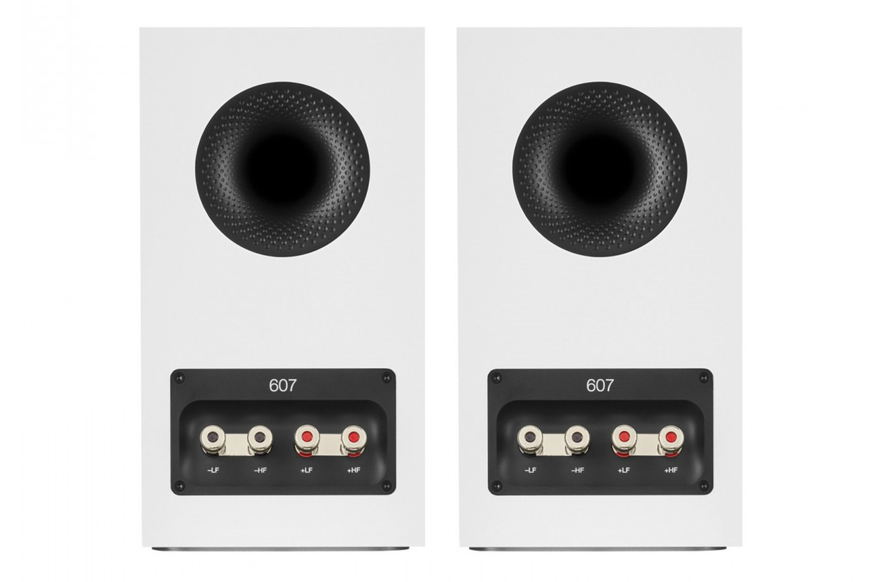 Bowers & Wilkins 607 S3 (White) | Bookshelf Speakers Per Pair