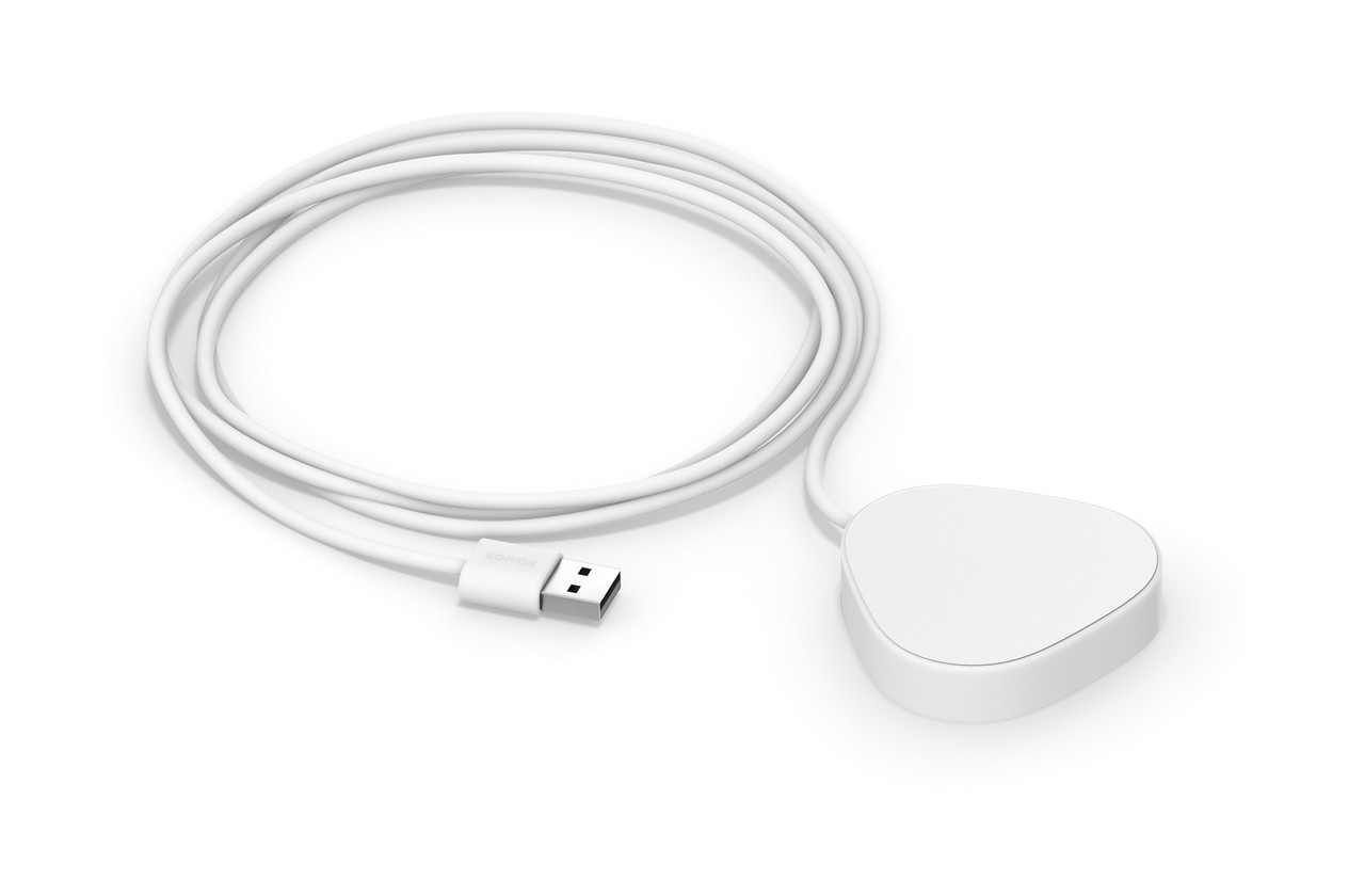Sonos Roam Wireless Charger (White) | Charging Base for Sonos Roam