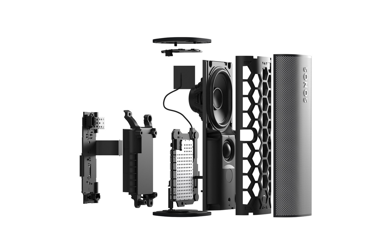 Sonos Roam (Black) | Voice Activated Portable Smart Speaker