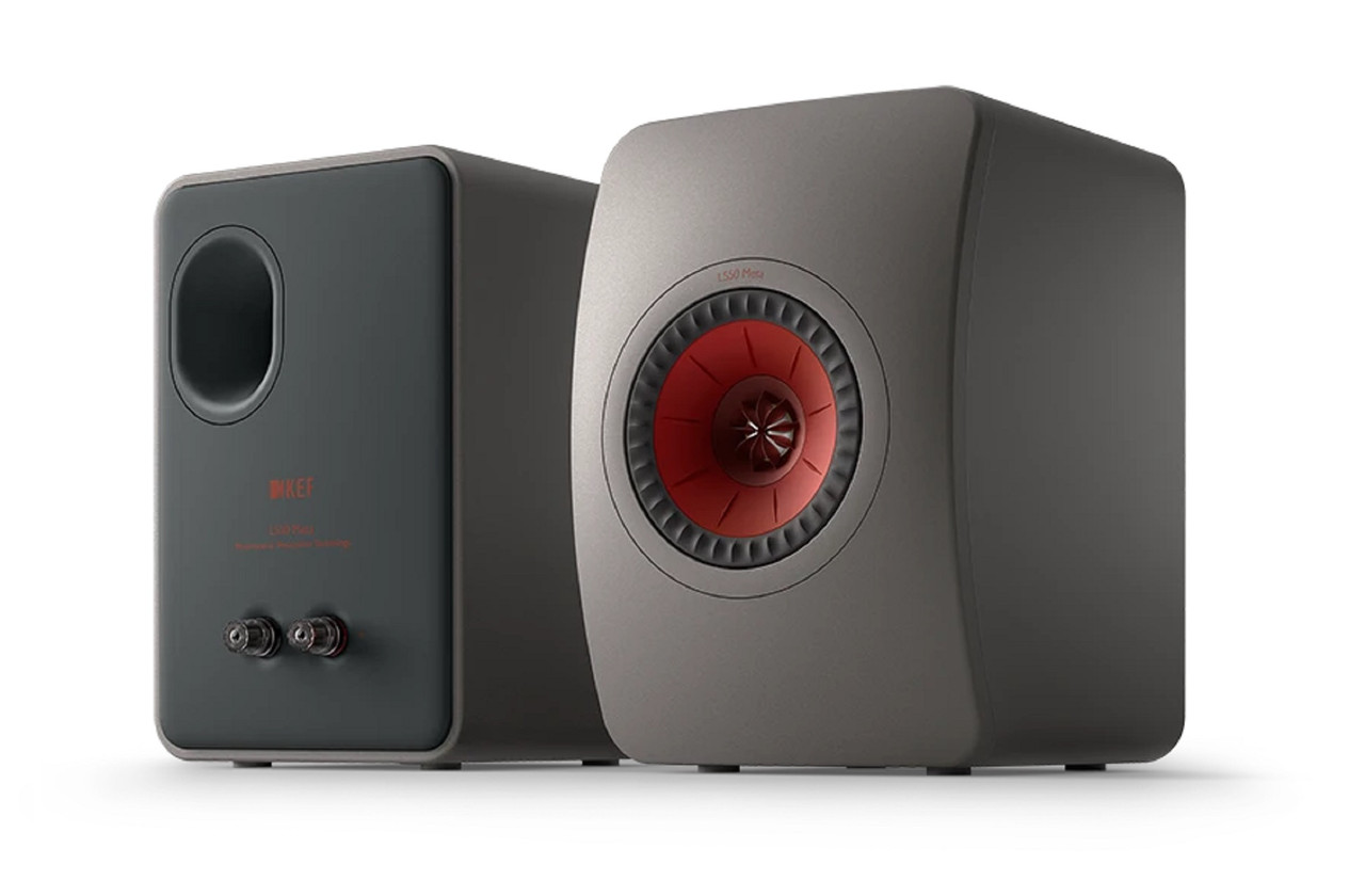 KEF LS50 Meta (Titanium Grey) Bookshelf Speakers Per Pair
