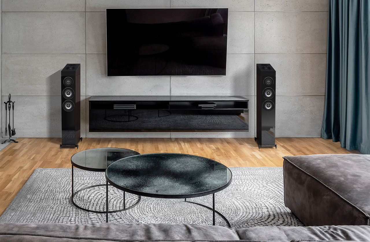 Wharfedale Diamond 12 3D (Black) Atmos Effect Speakers Per Pair