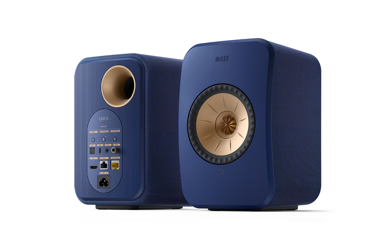 【レア】KEF LSX II [コバルトブルー] KEF LSX II (Cobalt Blue) | Wireless System Speakers Per Pair
