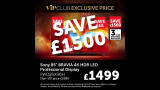 Richer Sounds | Sony 85" 4K TV VIP Deal