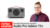 Product video: Audio Pro Addon T3+ portable Bluetooth speaker