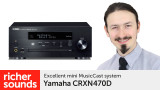 Product video: Yamaha CRXN470D streaming mini system