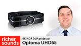 Product video: Optoma UHD65 projector
