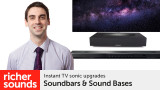 Video: TV soundbars and sound bases