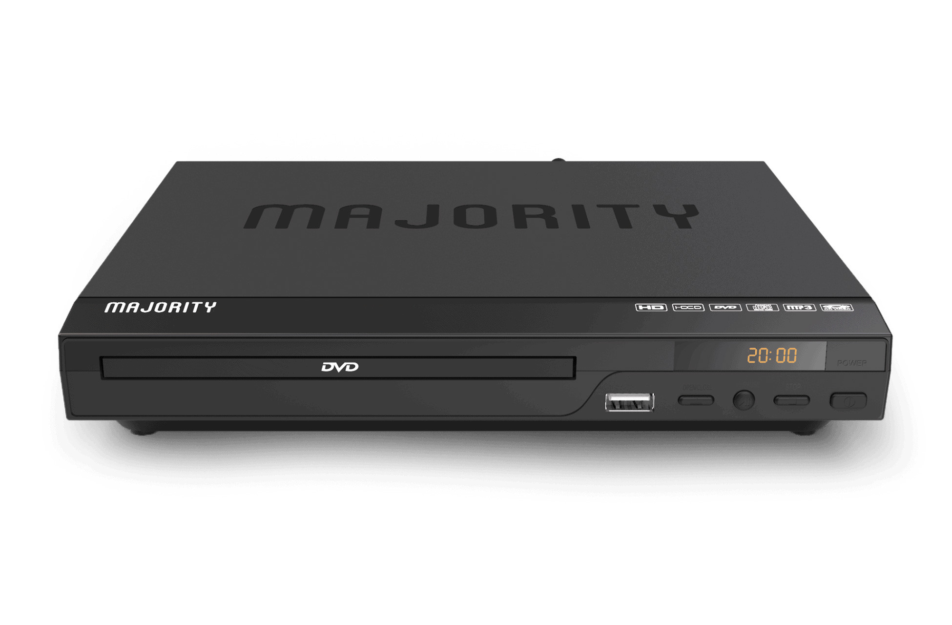 Majority DVD Player (Black) | Multi-Region DVD Player | Richer Sounds