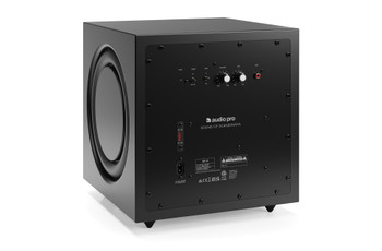 Subwoofer Actif Audio Pro SW-10 - 200W, Bass-reflex, Entrée RCA - Blanc, Pour Home Cinéma Et Musique