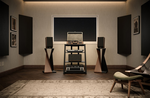 Audio Filter Factory Rack Eiffel Audio Rack V2 (Black) | Hi-Fi Rack | Richer Sounds
