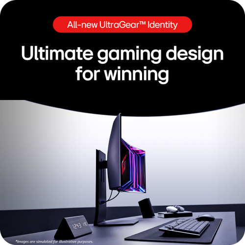 LG 39GS95QE | 39 inch OLED 240Hz WQHD HDR Gaming Monitor | Richer Sounds