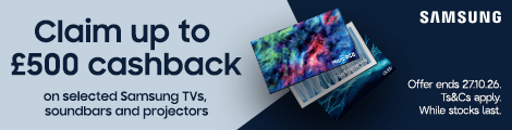 Up to 15% off selected Samsung TVs