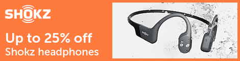 Up to 25% off Shokz headphones