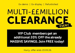 Clearance - VIP Club members get an additional 20% off