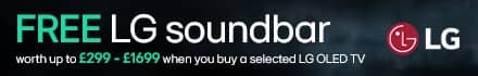 FREE LG soundbar with selected LG OLED TVs
