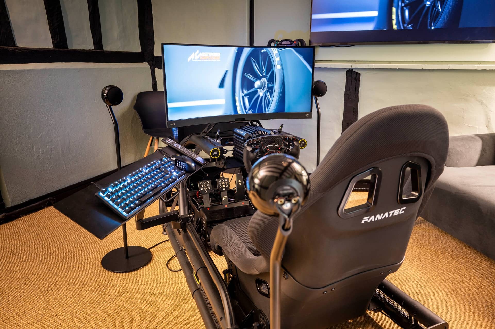 We even have a racing simulator rig that you can buy!