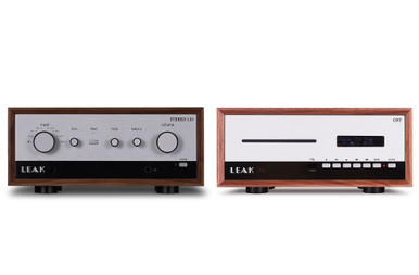Leak CDT & Stereo 130 (Walnut) | CD Transport & Stereo Amplifier