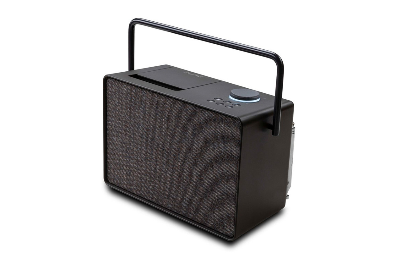 Pure Evoke Play Coffee Black Portable Music System with Bluetooth & Stereo Sound img