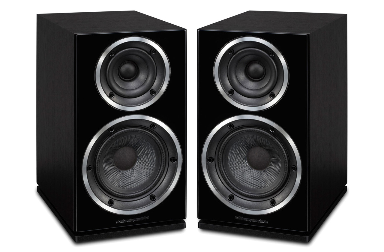 Wharfedale Diamond 220 Black – 2‑Way Bookshelf Speaker Pair img