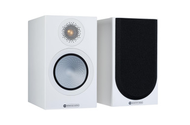 Monitor Audio Silver 50 7G Bookshelf Speakers Per Pair, Satin White