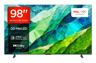TCL 98C855K | 98 inch 4K Ultra HD HDR Smart Mini-LED TV | Richer