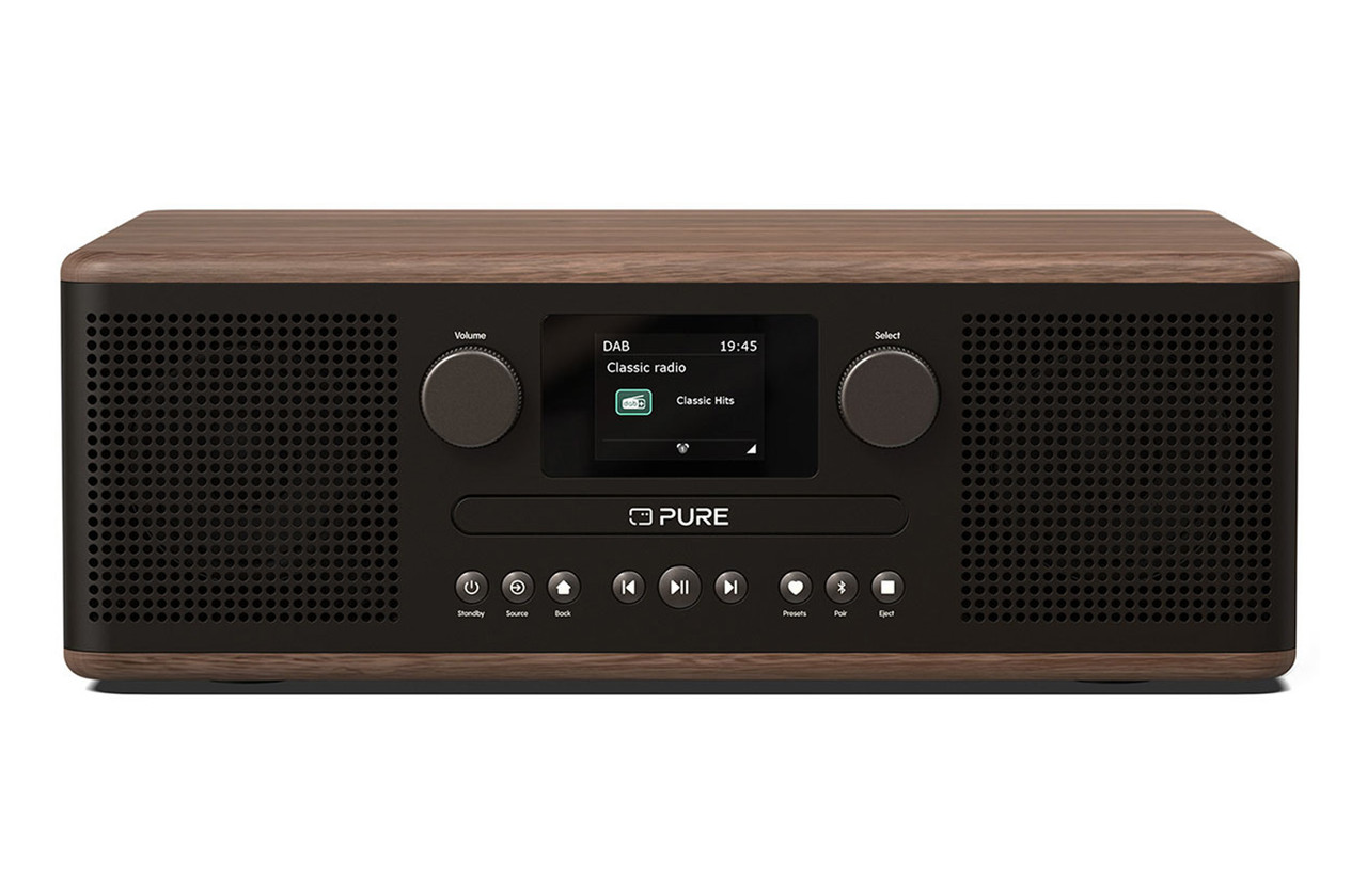 Pure Classic C-D6 Coffee Black CD Bluetooth DAB+ FM Radio System img