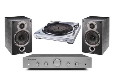 Denon DP-29F (Silver), Cambridge Audio AXA25 & Wharfedale Diamond 9.0 ...