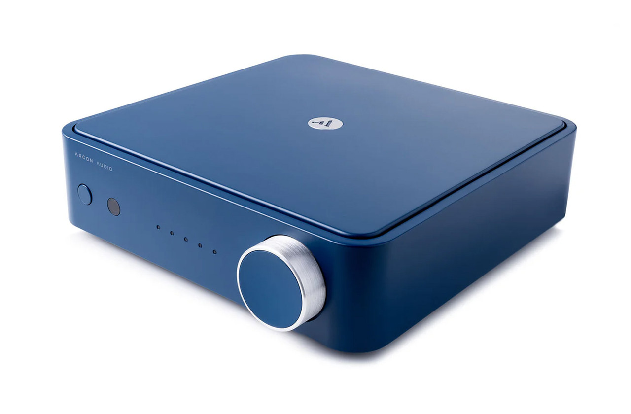 Argon Audio Network Stereo Amplifier SA2 Blue - Compact Stylish Amp with Streami img