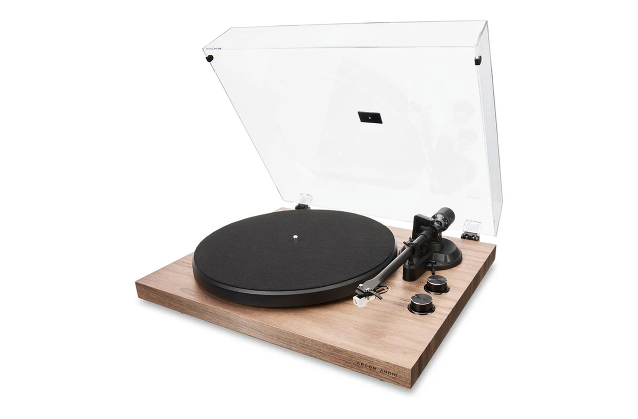 Argon Audio Turntable TT MK2 Walnut with Audio Technica Cartridge img