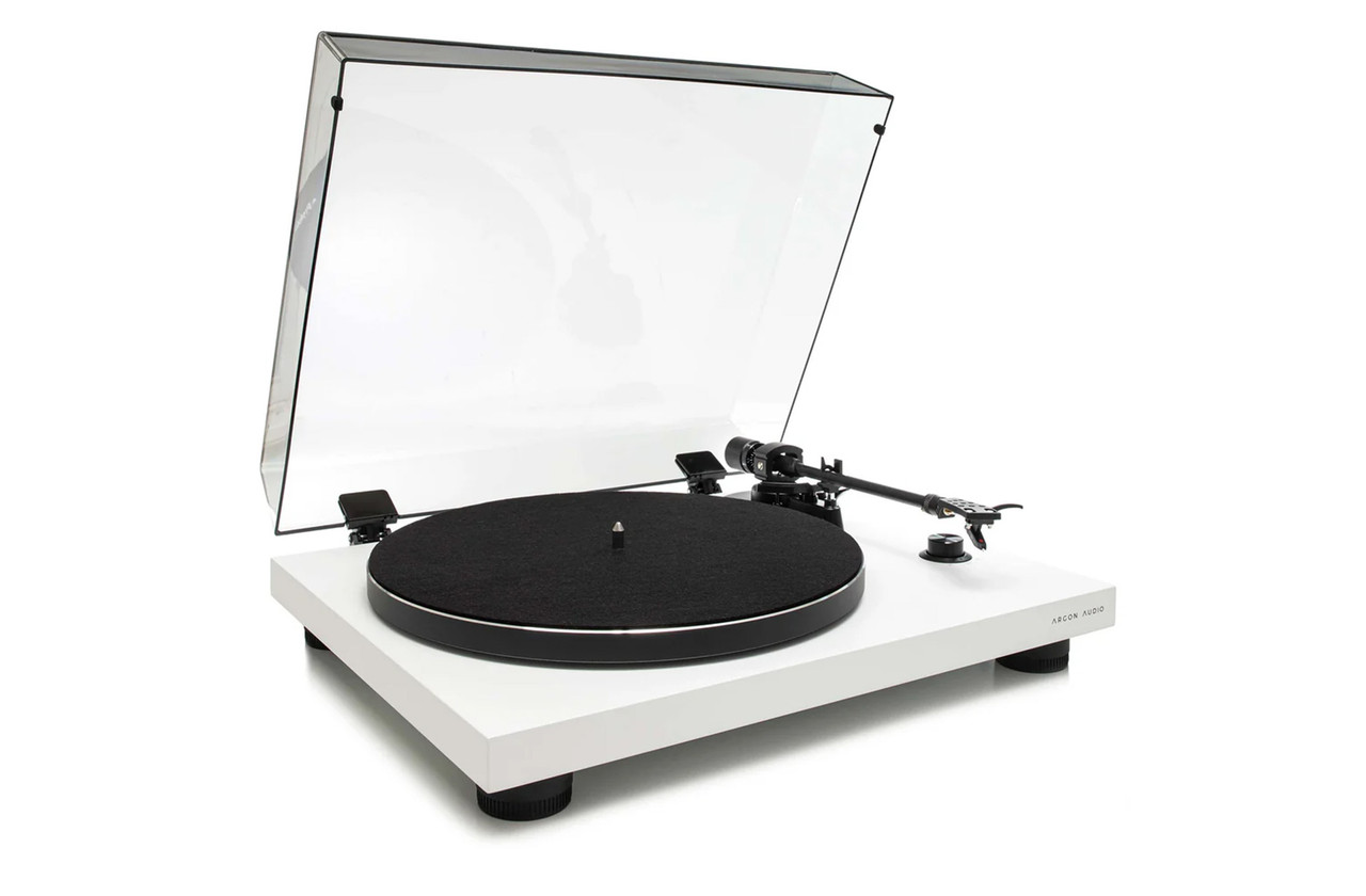 Argon Audio Turntable TT-3 White with Ortofon OM 5E Cartridge img