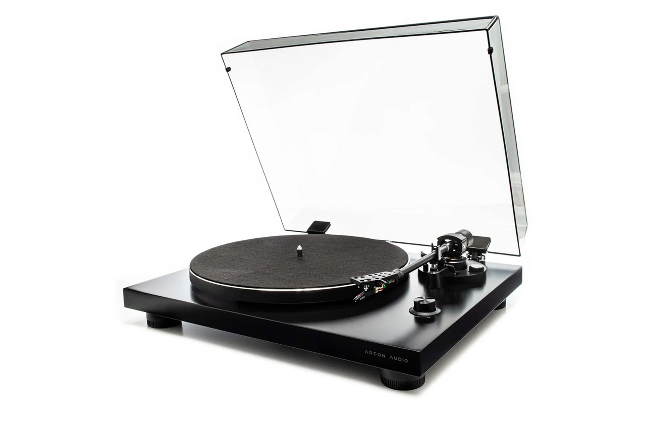 Argon Audio Turntable TT-3 Black with Ortofon OM 5E Cartridge img