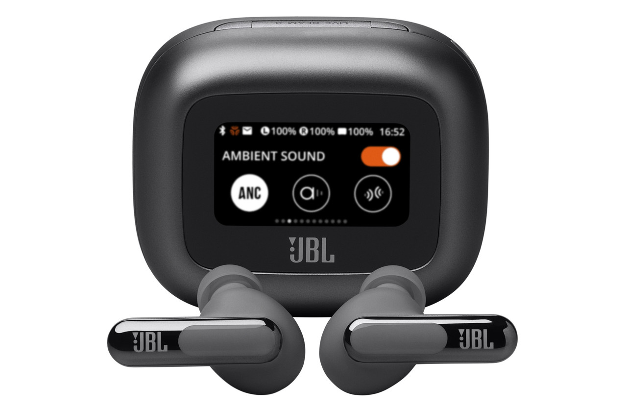 JBL Live Beam 3 Black Wireless Earphones with Noise Cancelling & Smart Case img
