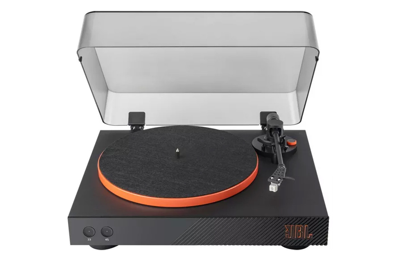 JBL Spinner BT Black/Orange – Bluetooth Turntable w/ aptX HD, MM Cartridge img