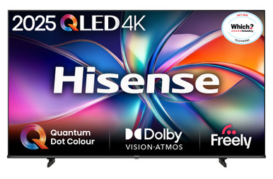 Hisense 65E7QTUK | 65 inch QLED 4K Ultra HD HDR Smart TV Freely