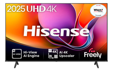 Hisense 50A6QTUK | 50 inch 4K Ultra HD HDR LED Smart TV Freely