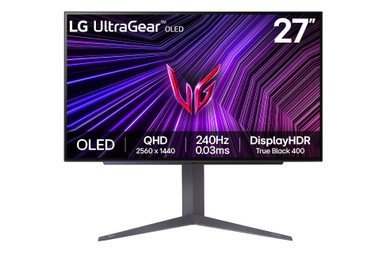 LG 27GS95QE | 27 inch OLED 240Hz Quad HD HDR Gaming Monitor