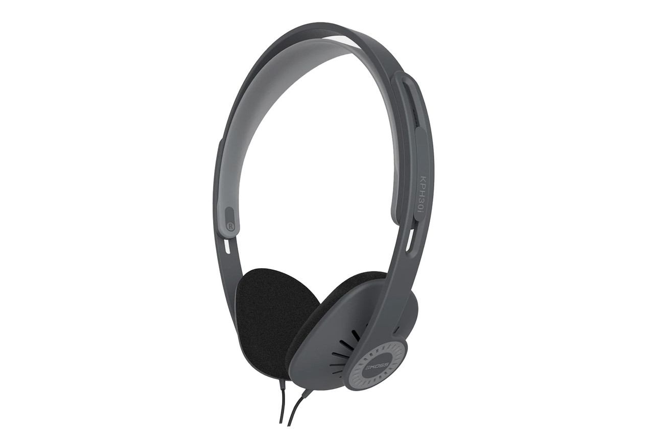 Koss On Ear Headphones KPH30iK V2 RW Black Lightweight Comfort Mic img