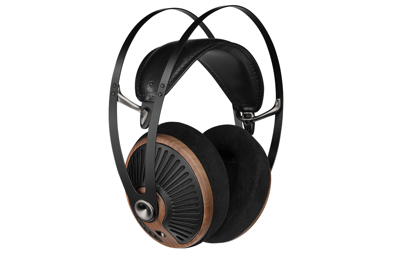 Meze Audio 105 Silva Black/Walnut Open-Back Headphones, Warm & Detailed Sound img
