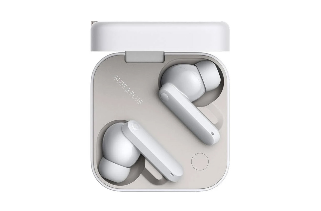 Nothing CMF Buds 2 Plus Light Grey – Wireless Noise Cancelling Earbuds with Clea img